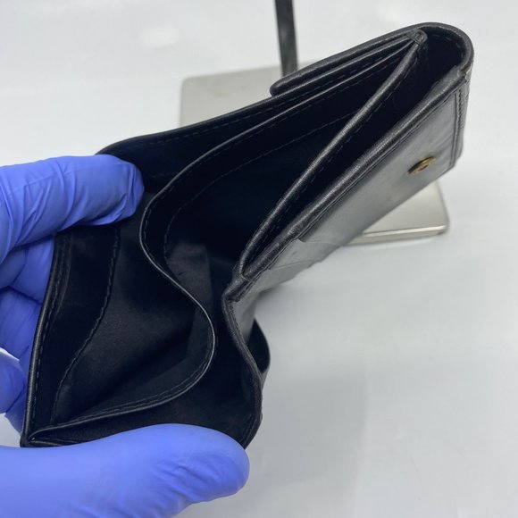 COACH Black Leather Dual fold Wallet - Picture 6 of 7